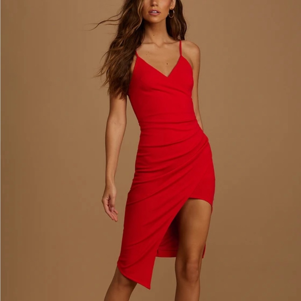 Red dress
